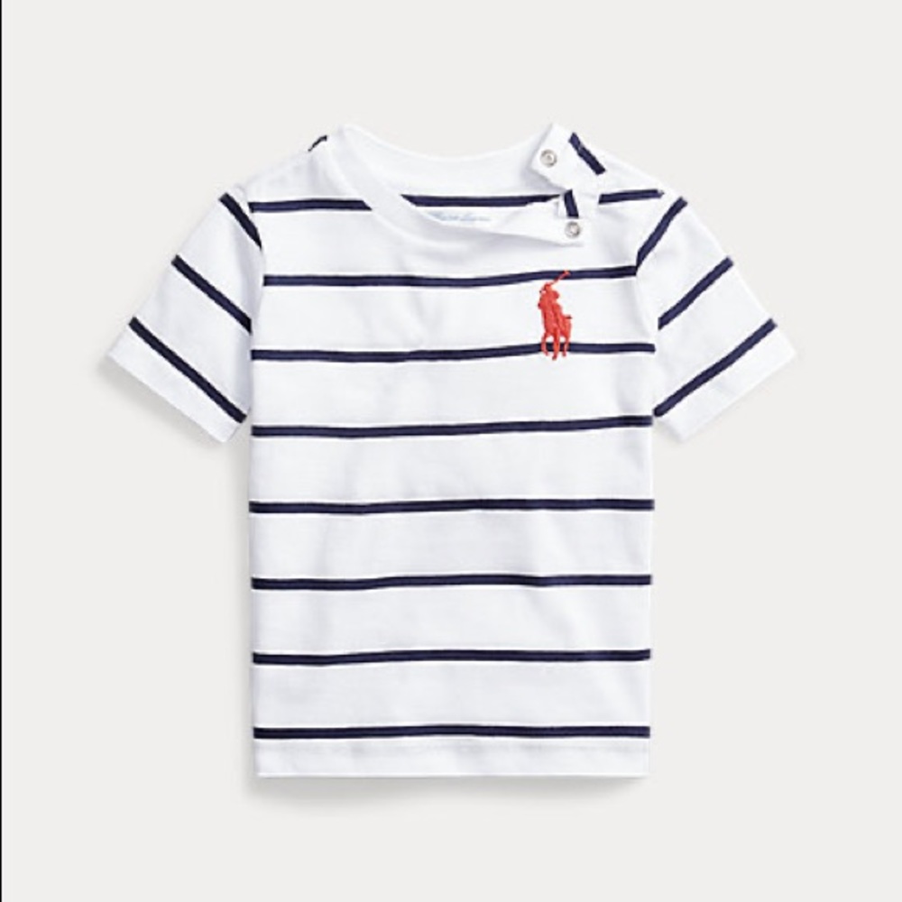 POLO Ralph Lauren striped pony crewneck